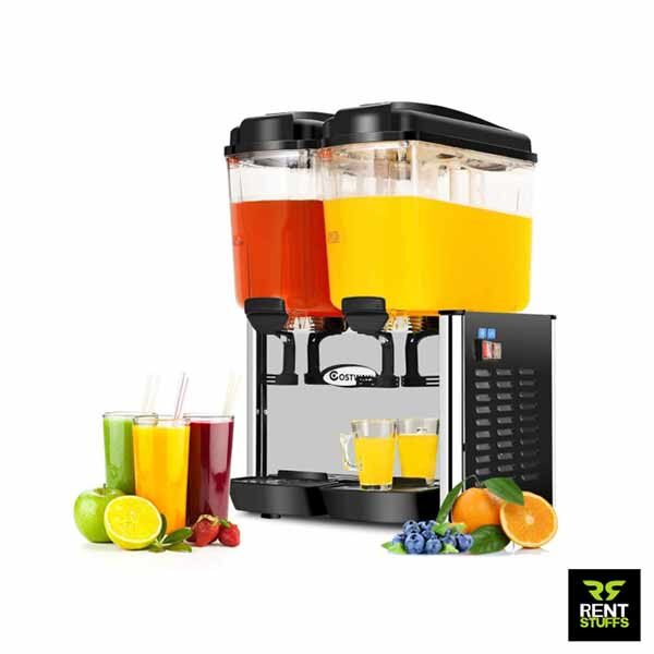 Powered Double Juice Dispenser for Rent Rent Stuffs