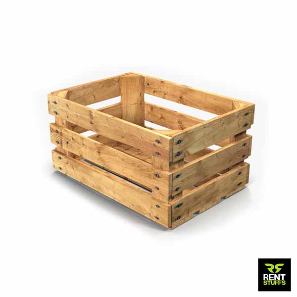 Wooden Crate for Rent ( Rustic finish ) Rent Stuffs