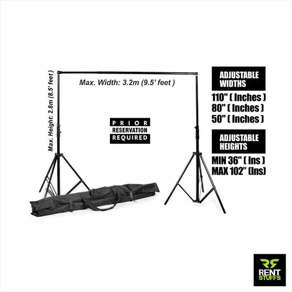 Tripod Backdrop Stand for Rent 8x10 Rent Stuffs