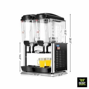 Rent Stuffs is the leading Powered Double Juice Dispenser rental service in Sri Lanka. We have range of beverage dispensers, juice machines for rent.