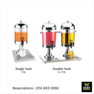 Rent Stuffs offers Ice Cooled Juice Dispensers for Rent in Colombo, Sri Lanka. We have wide range of juice and beverage dispensers for rent