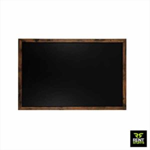 Black Board for Rent with Wooden Frame