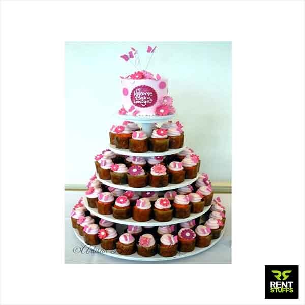 Cup Cake Stands for rent in Sri Lanka by Rent Stuffs.