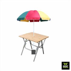 Umbrella with Folding Table for Rent