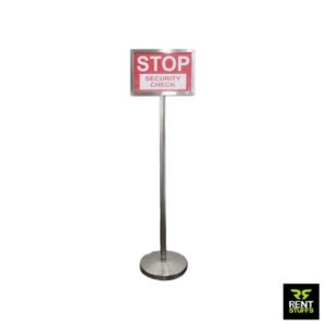 Stainless Steel Notice Stand for Rent