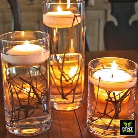 Gold Mercury Glass Candle Holders Rent Rent Stuffs