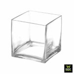 Glass Squire Cube Vases for Rent in Sri Lanka
