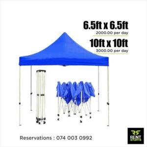 Rent Stuffs offers range of Canopy for Rent in Colombo, Sri Lanka. We are one of the leading canopy tents, huts and marquees for rent.