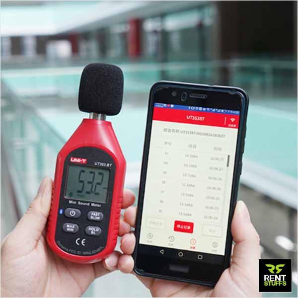 Rent Stuffs offers sound level meters for rent in Colombo, Sri Lanka. We rent wide range of measuring equipment and tools including sound level meters