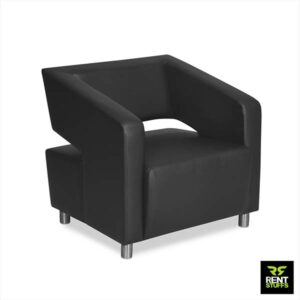 Rent Stuffs offers Black Lobby Chair for Rent in Colombo, Sri Lanka