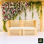 Wooden Couple chair for rent