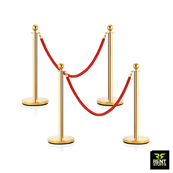 Rent Stuffs offers Queue Poles for Rent in Colombo Sri Lanka. We have range of Queue Barriers for hire.