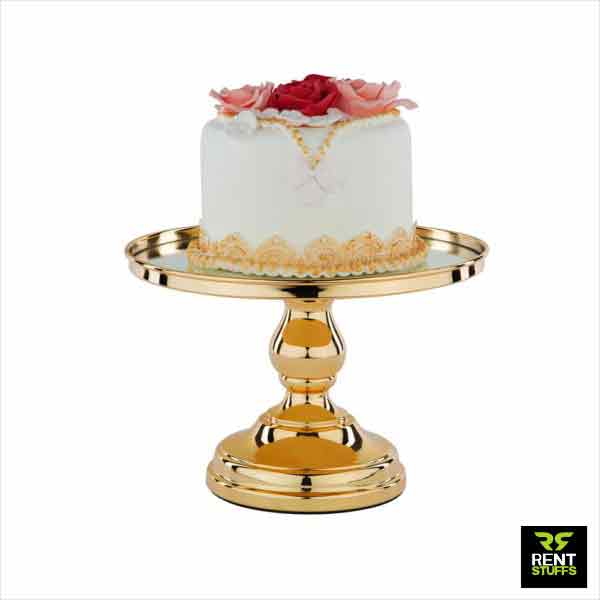 Rent Stuffs offers Gold cake stands for rent in Colombo, Sri Lanka. We have wide range of Gold cake stands for rent for weddings and events.