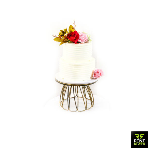 Rent Stuffs offers Mirror Top Gold Cake Stands for rent in Sri Lanka. We have range of cake stands for hire for weddings and events.