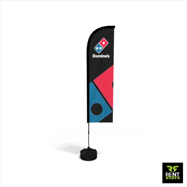 Feather Flag Banner Stands for rent in Colombo Sri Lanka