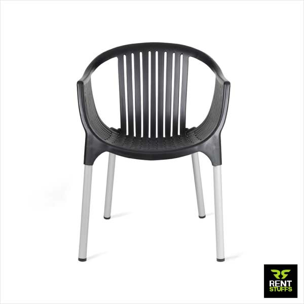 Rent Stuffs offers Mint Black Plastic Chair for Rent in Colombo, Sri Lanka. We are the leading furniture rental service with a range of modern chairs for rent