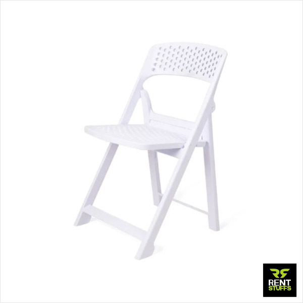 Rent Stuffs offers Plastic Folding Chairs for Rent in Colombo, Sri Lanka. We have wide range of furniture for rent including plastic folding chairs.