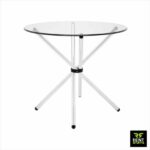 Glass Round Tables for rent in Sri Lanka