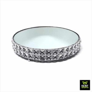 Rent Stuffs offers Mirror Crystal Cake Stands for Rent in Sri Lanka. We have range of cake stands for hire for weddings and events.