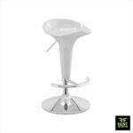 White Bucket Bar Stool Chair for rent in Sri Lanka