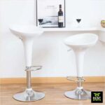 White fibre bar stools for rent in Sri Lanka