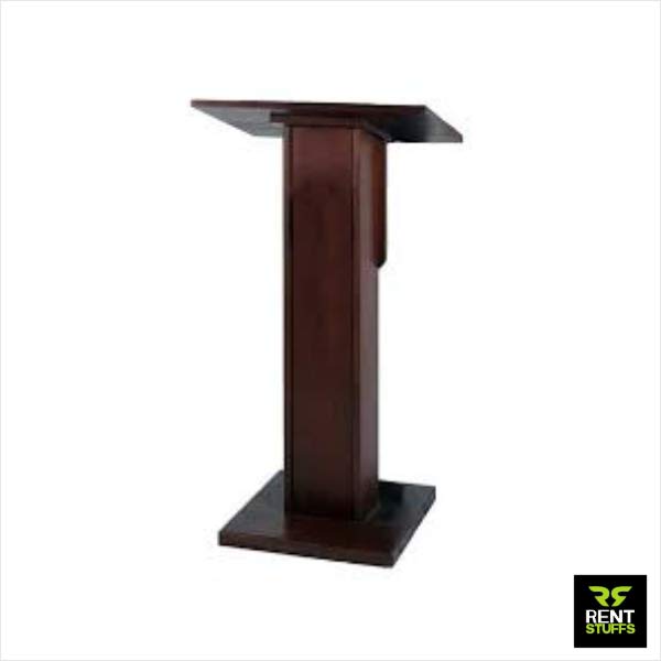 Wooden podiums for rent in Sri Lanka