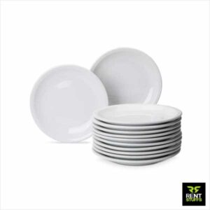 Rent Stuffs offers Dessert Plates for Rent in Sri Lanka. We have range of tableware for rent including dessert side plates