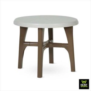 Rent Stuffs offers plastic dining tables for rent in Sri Lanka. We have range of furniture for rent including plastic round tables