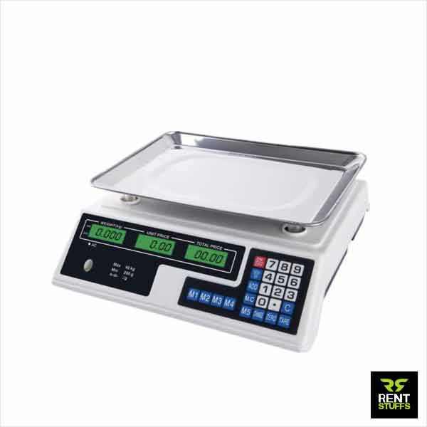 Rent Stuffs offers weighing scales for rent in Sri Lanka. We wide range of measuring equipment for rent including desktop weighing scale machines