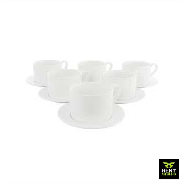 Tea cups and saucers for rent in Colombo