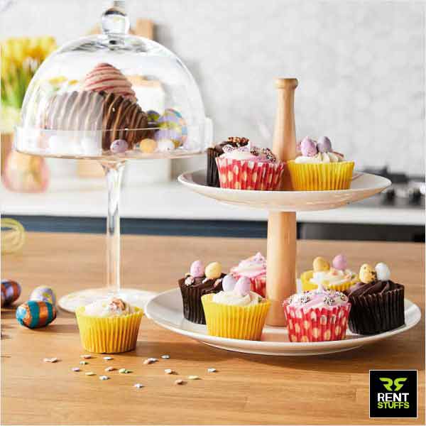 Rent Stuffs offers Ceramic Cake Stands for Rent in Sri Lanka. We have wide range of cup cake display stands for rent in including ceramic cake stands