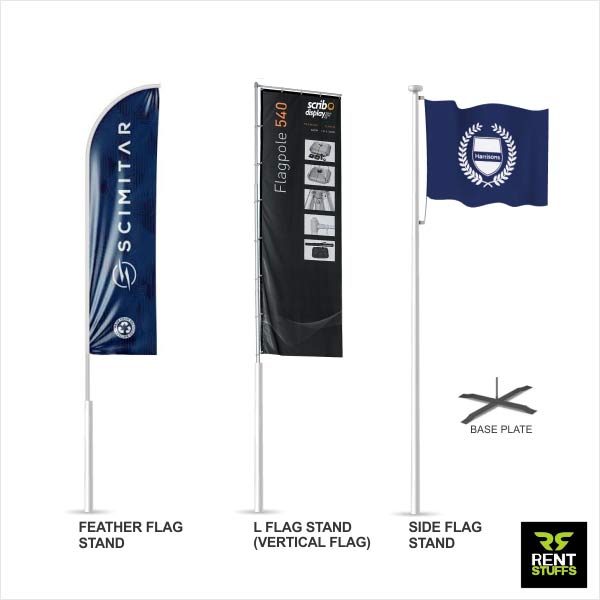 Flag poles for rent in Sri Lanka Rent Stuffs offers outdoor flag poles for rent in Colombo, Sri Lanka. We have wide range of detachable outdoor and indoor flag poles for rent.