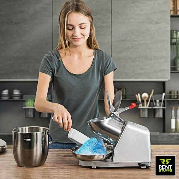 Rent Stuffs offers electric ice crusher for rent in Colombo, Sri Lanka. We have wide range of ice shaving machines for rent