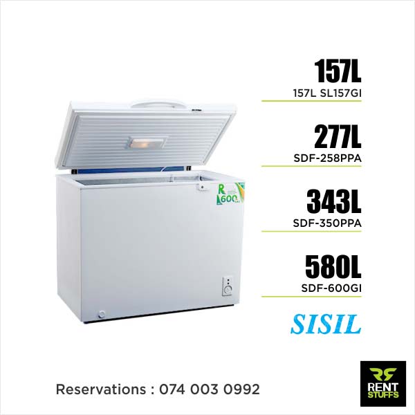 Freezers for rent in Colombo Maharagama Rent Stuffs offers range of freezers for rent in Colombo, Sri Lanka. We have wide range of display and chest freezers for rent for events with many features