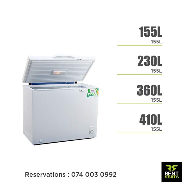 Rent Stuffs offers range of freezers for rent in Colombo, Sri Lanka. We have wide range of display and chest freezers for rent for events with many features Rent Stuffs offers range of freezers for rent in Colombo, Sri Lanka. We have wide range of display and chest freezers for rent for events with many features