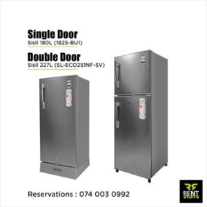 Rent Stuffs offers Fridges for Rent in Colombo, Sri Lanka. We have wide range of fridges and refrigerators for rent with many features and capacities.