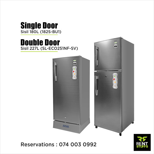 Rent Stuffs offers Fridges for Rent in Colombo, Sri Lanka. We have wide range of fridges and refrigerators for rent with many features and capacities.